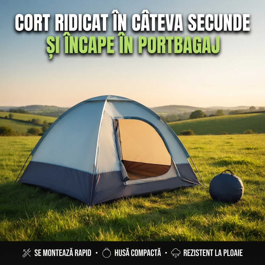 Cort Compact Pentru Camping EasyCamp™