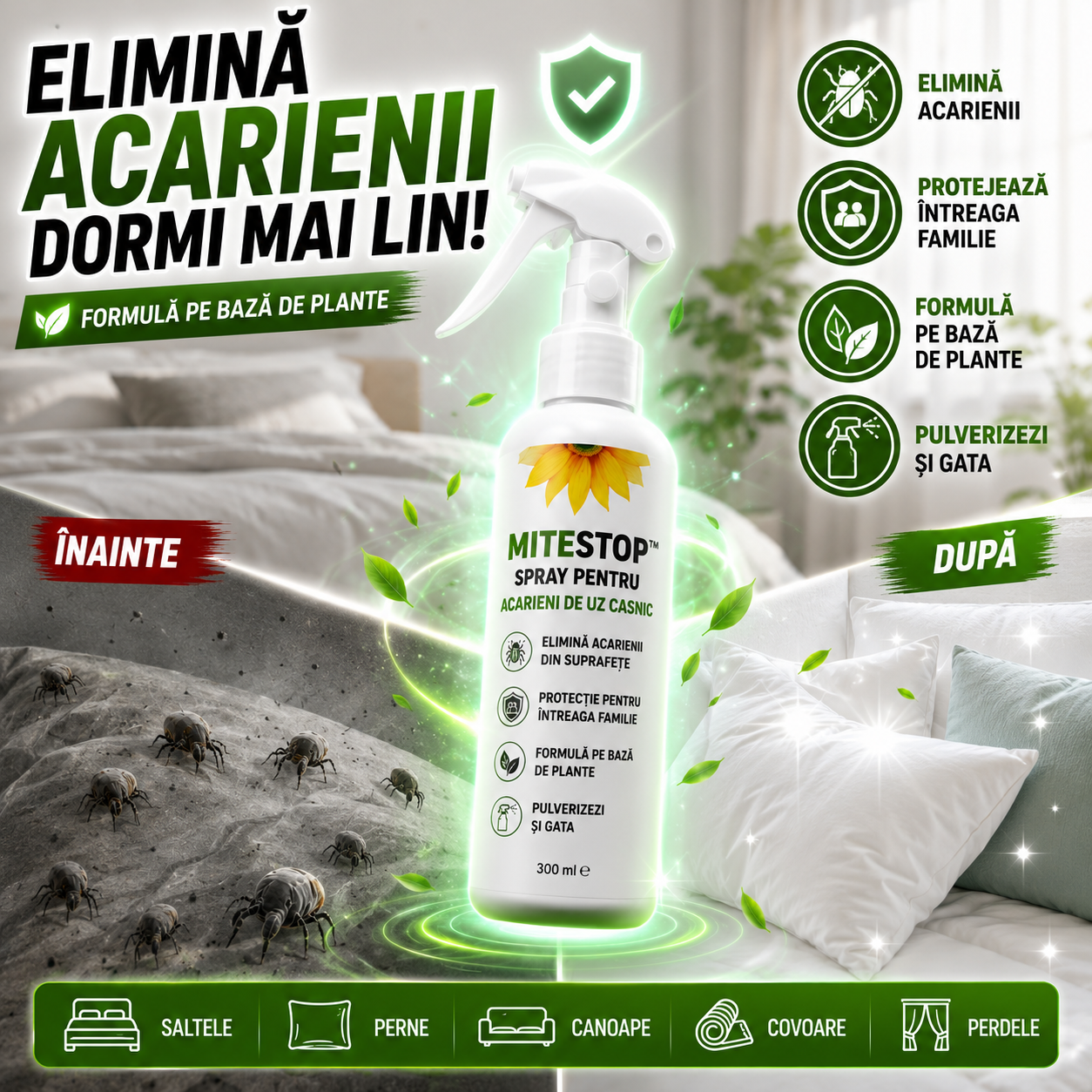 Spray Natural Anti-Acarieni MiteStop™