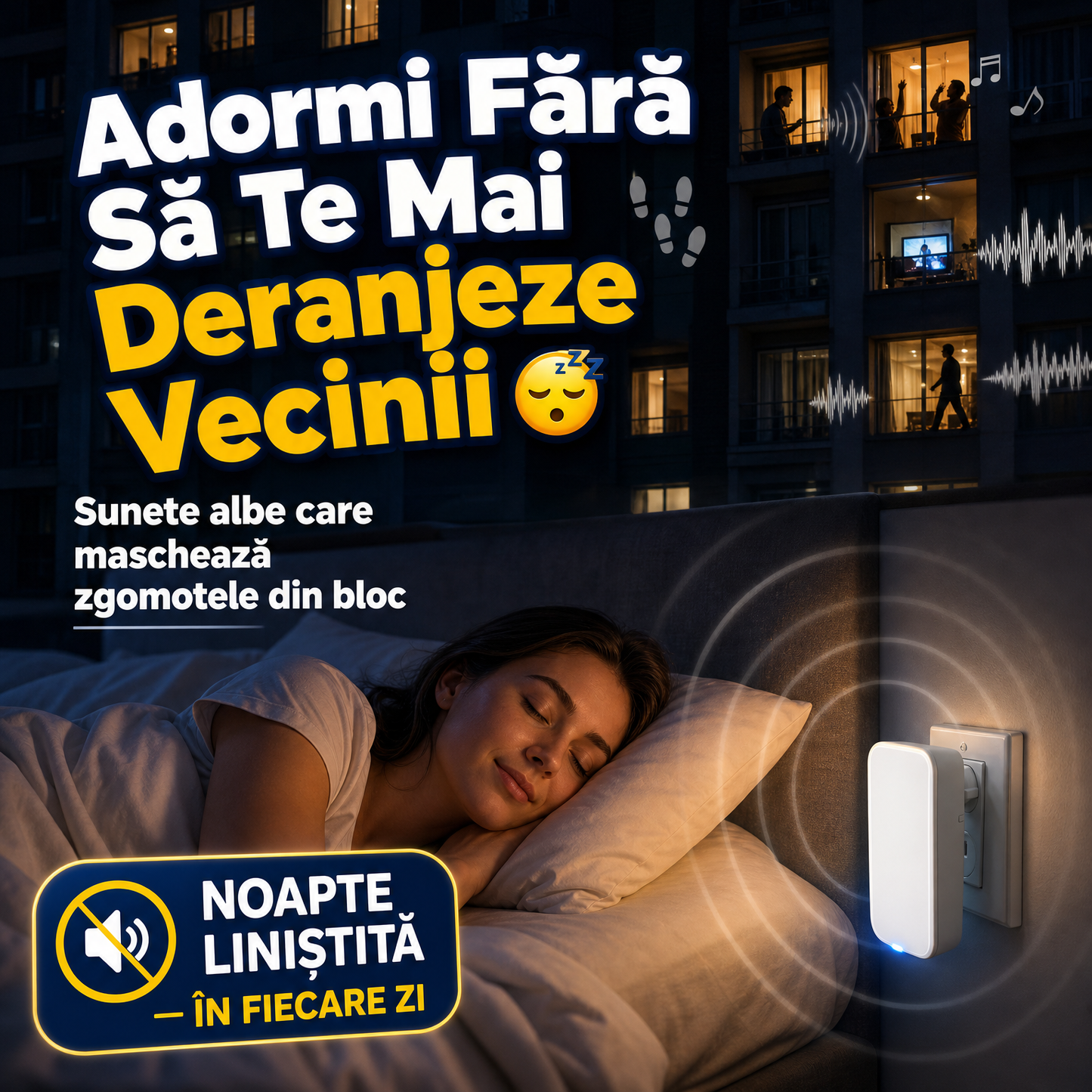 Dispozitiv Pentru Somn Liniștit – QuietSleep™