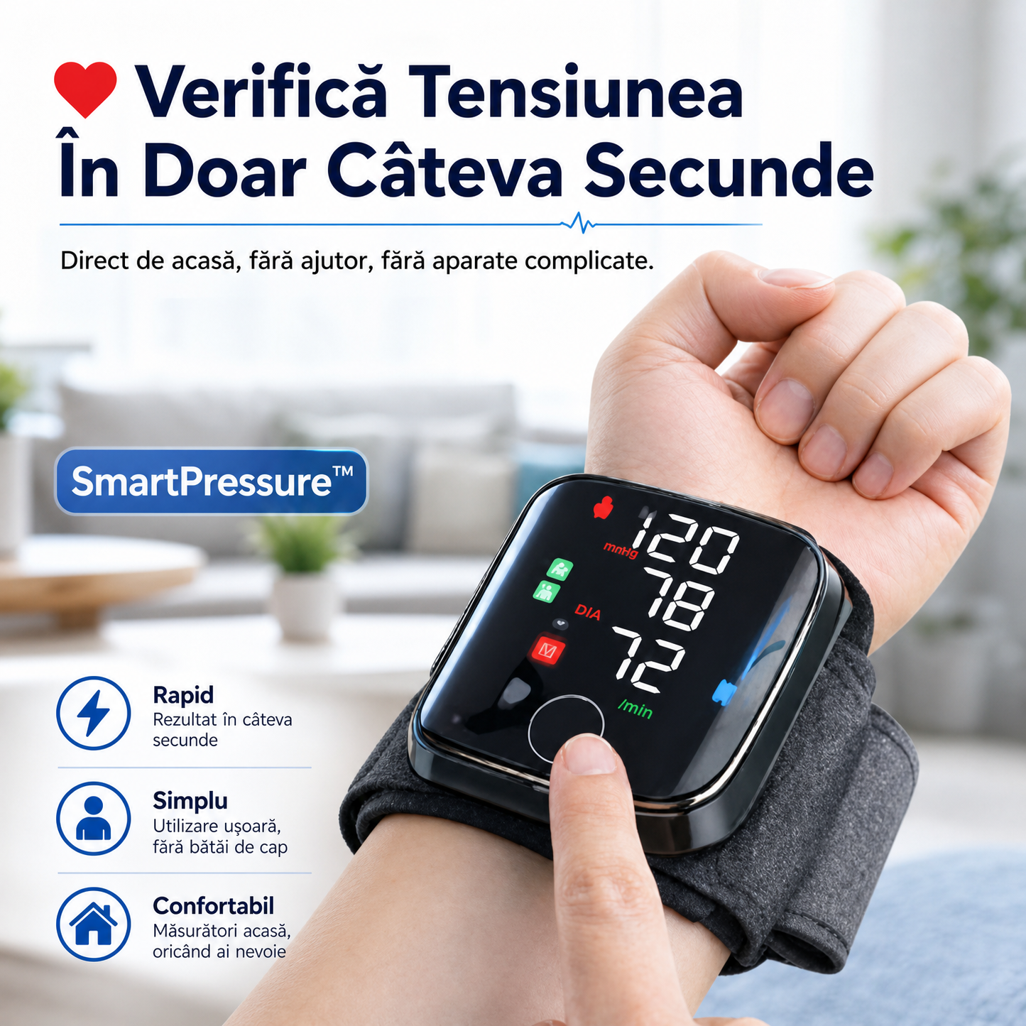 Monitor Digital Pentru Tensiune SmartPressure™