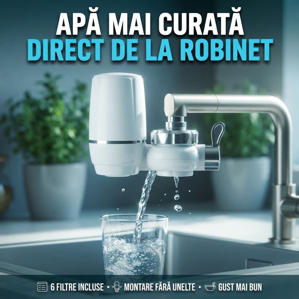 Filtru Pentru Robinet Cu 6 Rezerve AquaPure™