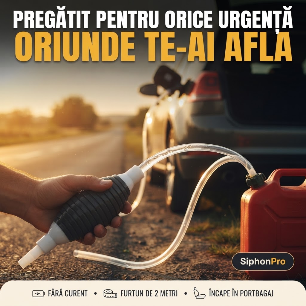 Pompă Manuală Cu Furtun SiphonPro™