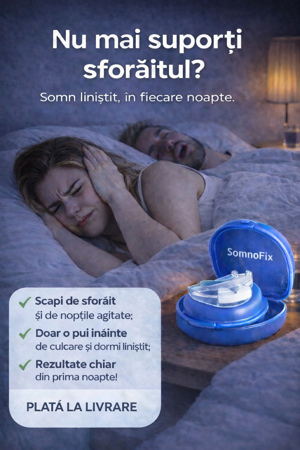 Gutiera de Noapte Reglabila-SomnoFix