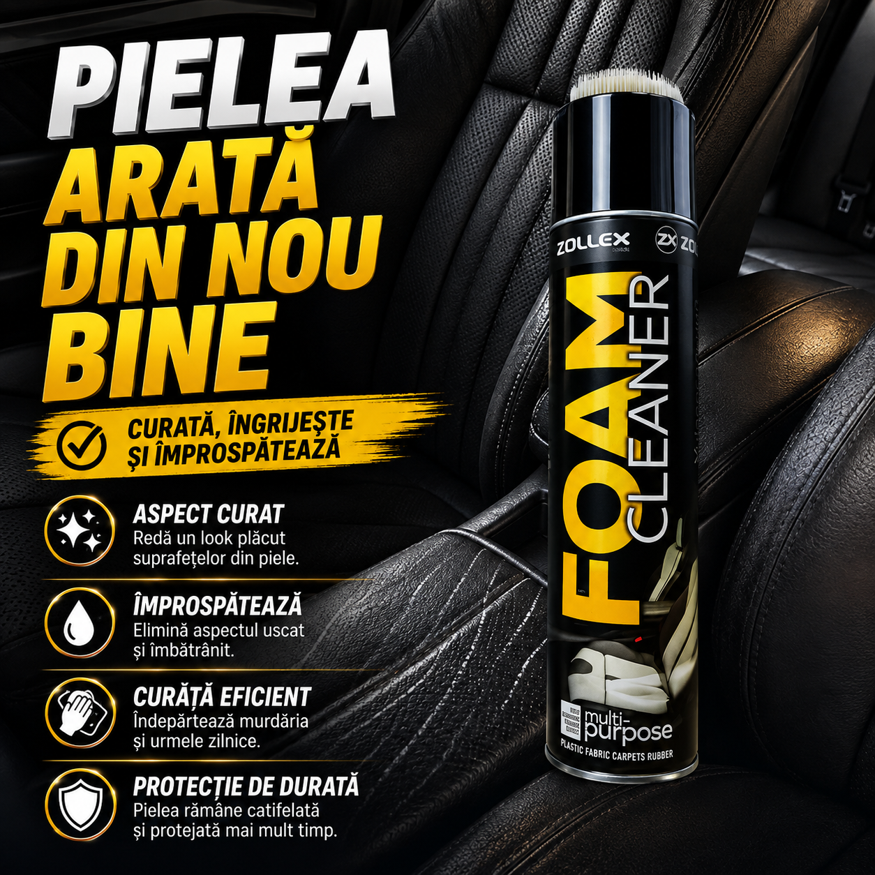 Spray Pentru Piele Auto LeatherCare™