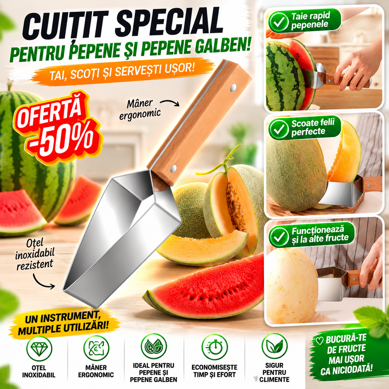 Tăietor Pentru Fructe Mari FruitSlice™