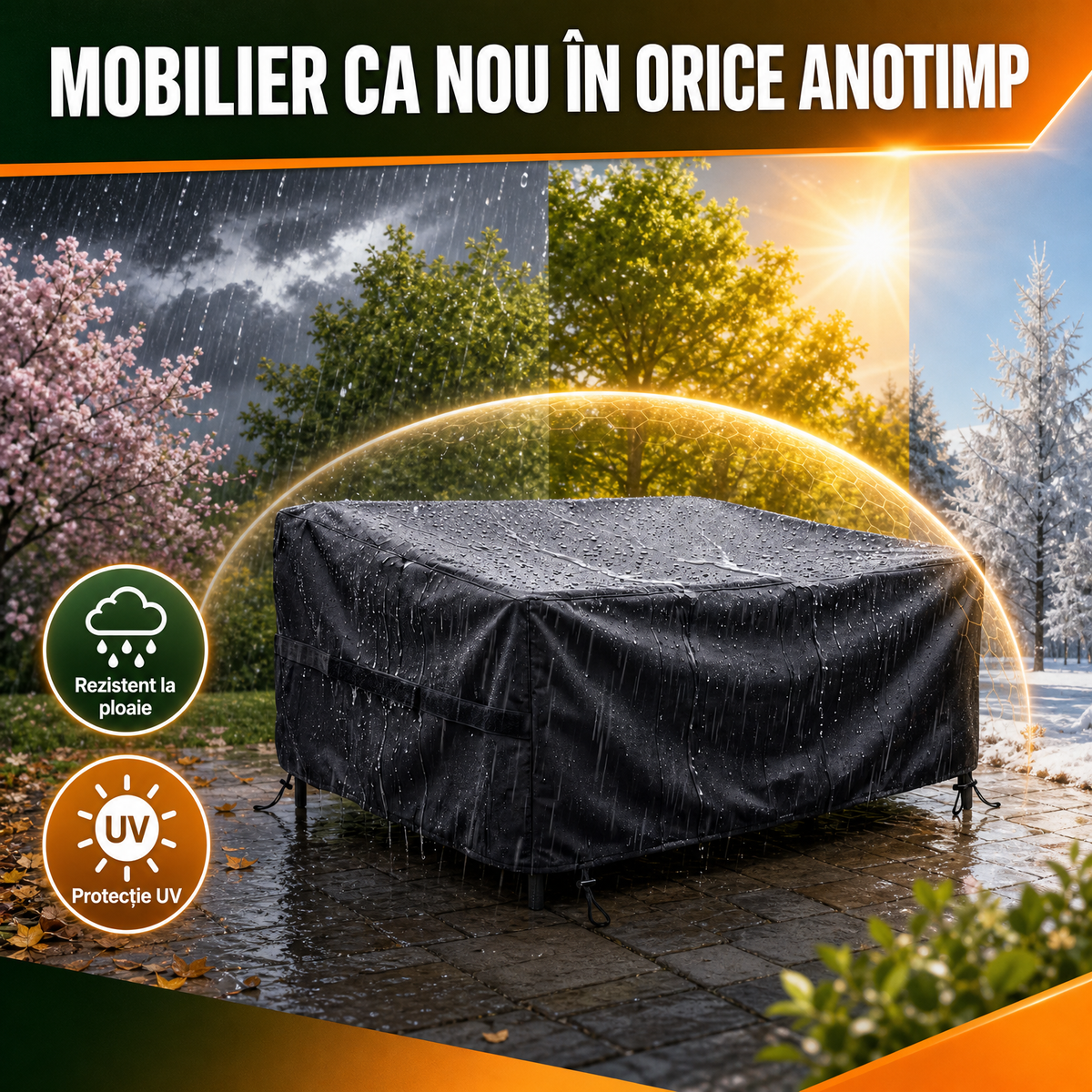 Husă Premium Pentru Mobilier De Grădină GardenShield™
